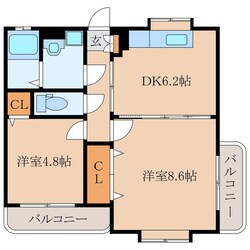 Ｗｉｎ－Ｗｉｎマンションの物件間取画像